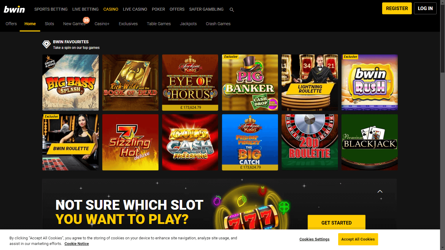 bwin Casino Desktop screenshot